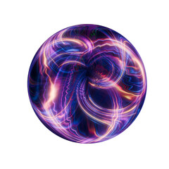 Vibrant Iridescent Energy Orb