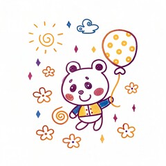 cute cartoon illustration artwork