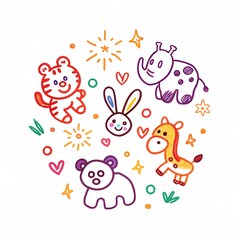 cute cartoon illustration artwork