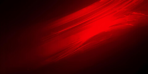 Vibrant red light streaks across dark background, creating a sense of energy and movement.