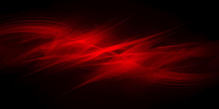 Abstract vibrant red glowing energy streaks on a dark background, evoking motion and power.