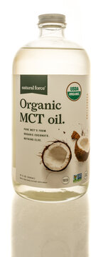 Bottle of mct oil
