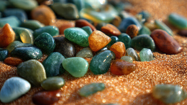 blue and green chocolate