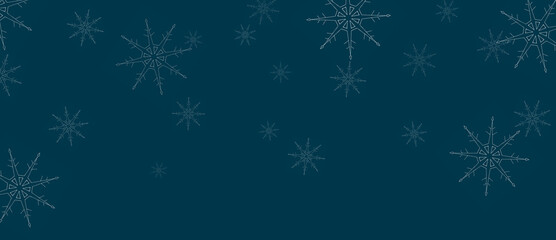 background with snowflakes, Christmas background
