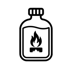Flammable Chemical Bottle 