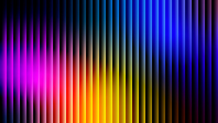 Abstract vertical lines with vibrant color gradient for modern backgrounds