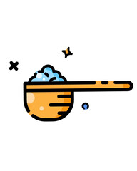 vector illustration of a cartoon tourist