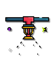 book icon on square internet button