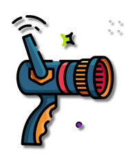 3d render of a megaphone icon
