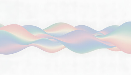 Soft Abstract Gradient Waves in Smooth Pastel Neon Minimalistic Style