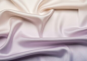 Subtle waves of soft silk fabric, pastel gradients create fluidity