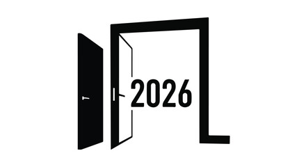 Opening the door to the future year 2026 with opportunity and new beginnings