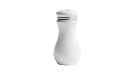a salt shaker isolated on a transparent background. Ideal for cooking, kitchenware, culinary, and seasoning concepts.