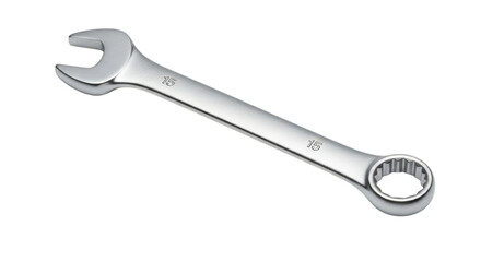 wrench isolated on a transparent background. Ideal for tools, hardware, repair