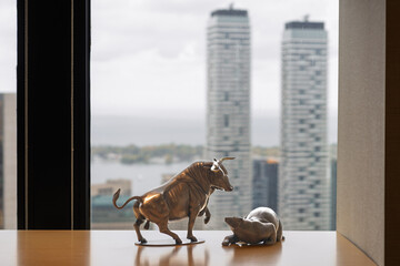 Bull and the bear.
