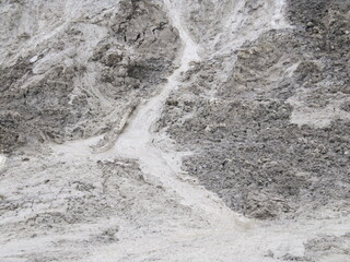 Eroded Cliff Texture with Muddy Channels and Sediment Layers