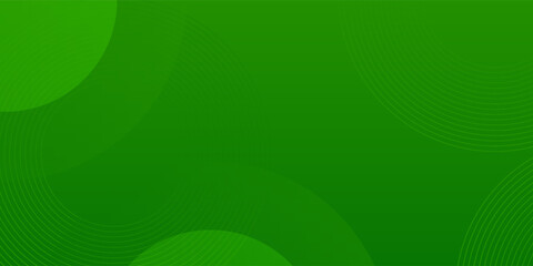 Green gradient geometrci with circle abstract background. Modern shapes composition. Vector illustration.