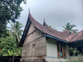 Traditional Minangkabau Pavilion at Sijunjung West Sumatera