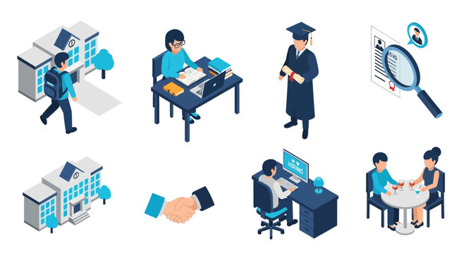 Educational progress: from campus to career in isometric design