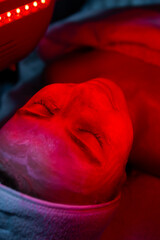 Red light therapy treatment esthetician appointment