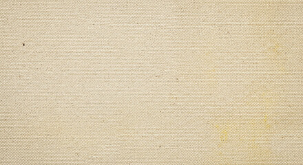 Fototapeta premium Blank Primed Artist Canvas Texture with Neutral Beige Tone A full-frame, high-resolution texture photograph of a piece of blank canvas, likely prepared for oil or acrylic painting