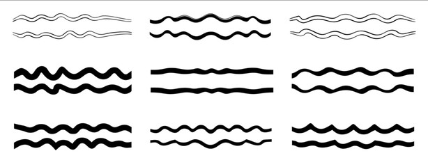 Fototapeta premium Scalloped edge frame, vector set, offering decorative frame designs, silhouettes ideal for scrapbooking, graphic design, labels, and digital projects.