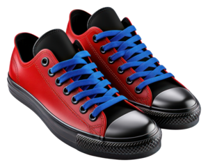 PNG Black red blue Sneaker footwear sneaker black.