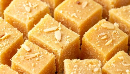 Sohan Papdi Layers. Traditional Indian Dessert