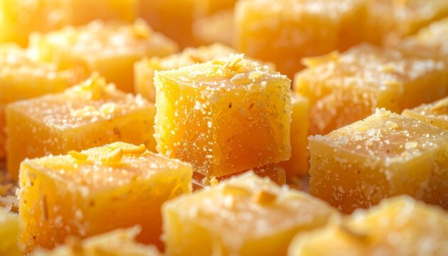 Sohan Papdi Layers. Traditional Indian Dessert