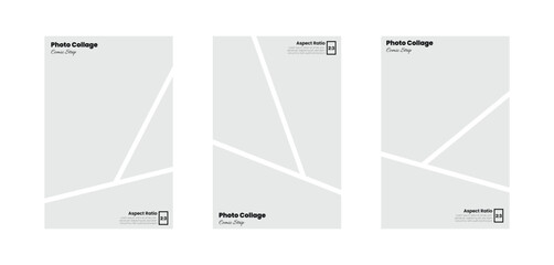 Photo panel sequence in a vertical 2:3 format styled with comic vibes