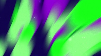 Colorful abstract waves in green and purple create a serene atmosphere. - Powered by Adobe