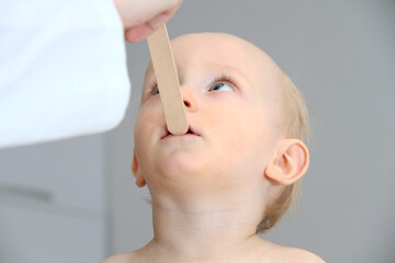 Baby at Routine Checkup With Pediatric Specialist