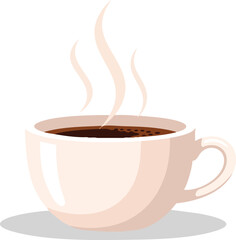 Aromatic Coffee Illustration Warmth in Every Pixel