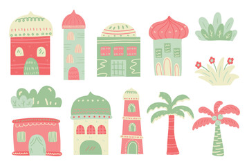 Islamic Illustration for Ramadan Element