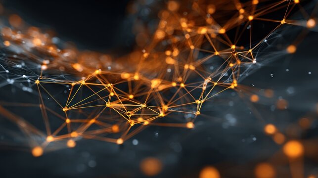 Abstract network of interconnected points (3)