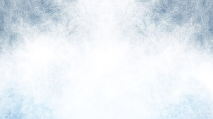 Obraz premium Soft white fog against a light blue background for winter theme 