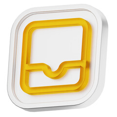 3d folder file data save ui office business element