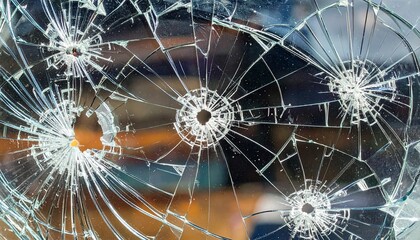 Obraz premium Shattered Glass Texture.