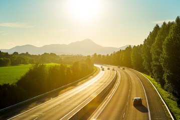 Road to the mountains