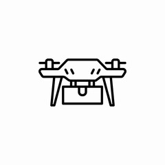 drone flight icon sign vector