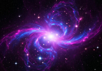 Stunning cosmic nebula bursting with radiant energy, perfect for science, space exploration, and imagination concepts
