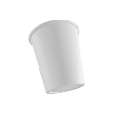 Plastic cups mockup 