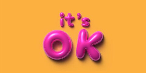  Inflatable Bubble Text Effect saying 