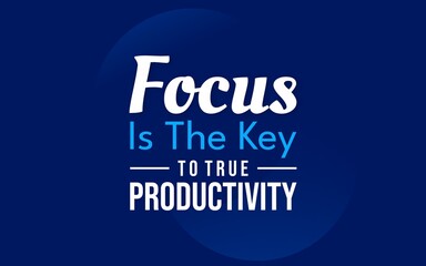 Blue motivational poster with the quote 