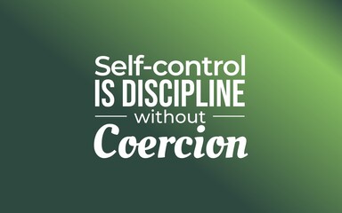 Green gradient poster with the quote 