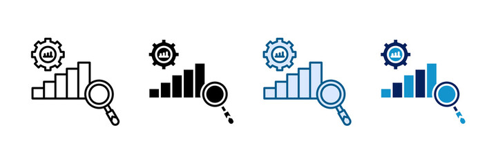 Insight Generation Icon Set Multiple Style Collection