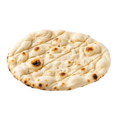 Plain Naan Bread Isolated for Digital Food Assets
