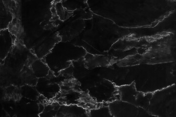 Black marble natural pattern for background, abstract natural marble black and white