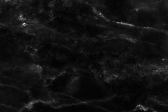Black marble natural pattern for background, abstract natural marble black and white