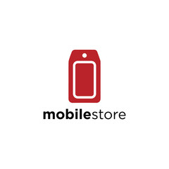 Mobile Store Logo Simple and Business	